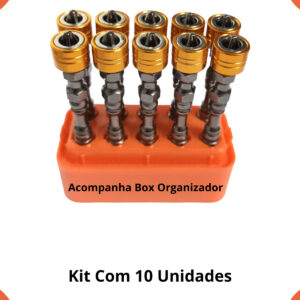 Bits Magnético Ponteira Philips Parafusadeira Ph2 Kit 10 Und (6)